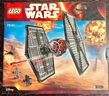 LEGO Star Wars First Order Special Forces TIE Fighter set #75101 with Pilot.