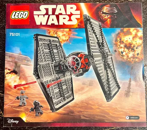 LEGO Star Wars First Order Special Forces TIE Fighter set #75101 with Pilot.