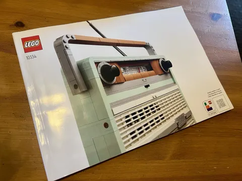 LEGO 10334 Radio Illustrated Instruction Manual Booklet ONLY