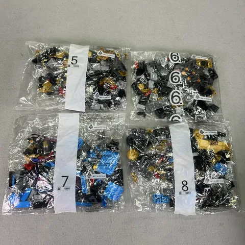 LEGO NINJAGO 71775 Nya's Samurai X Mech NEW BAGS 5-8 w The Mechanic & Vengestone