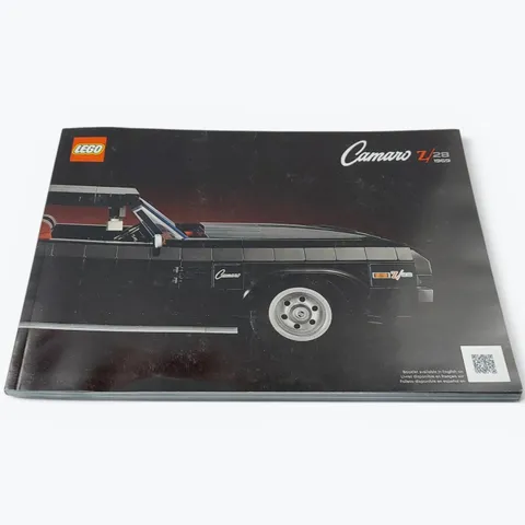 Lego 10304 Icons Vehicles Chevrolet Camaro Z28 Replacement Instruction Manual