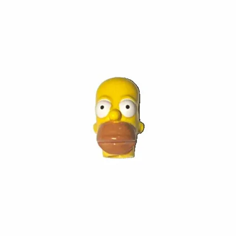 LEGO Homer Simpson Minifigure Head 71005 Simpsons Series 1 Printed Yellow