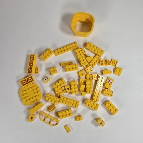 LEGO Yellow Parts Lot Pieces Mixed Bricks Plates Printed Pieces Genuine Bulk