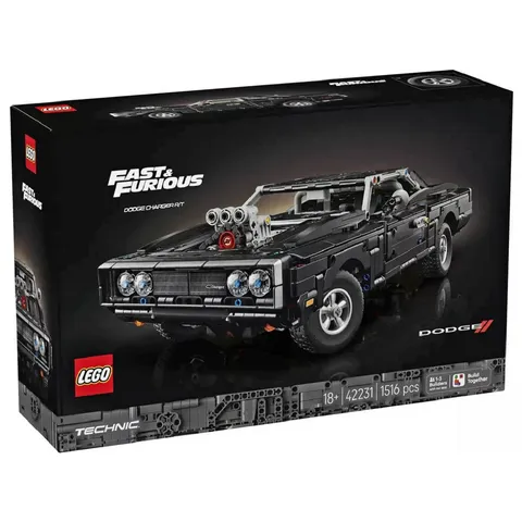 LEGO Technic Fast & Furious Dodge Charger R/T 42231 Model Car 18+