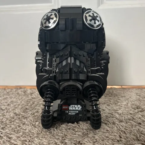 LEGO 75274 TIE Fighter Pilot Helmet Star Wars 99.8% Complete READ DESC 