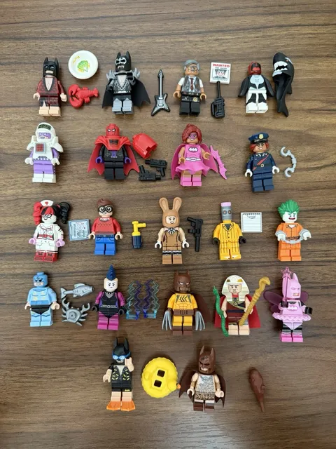 The Lego Batman Movie Series 1 Complete Set of 20 Minifigures 71017 Loose CMF
