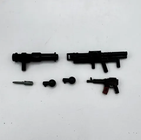 Lot of Mini Lego Weapons - Grenades Blaster Bazooka Grenade Launcher Knife