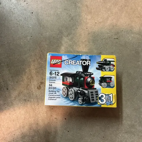 LEGO Creator Emerald Express 31015 3 in 1 Complete Set 56 Pieces Sealed 2014
