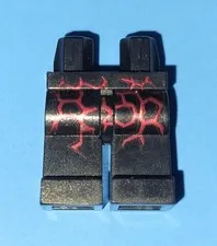 Lego Ninjago Ninja Black NRG Cole Minifigure Legs Only 9572 Njo0057 Replacement