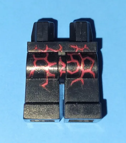 Lego Ninjago Ninja Black NRG Cole Minifigure Legs Only 9572 Njo0057 Replacement