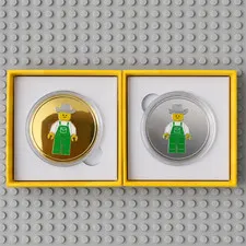 2X LEGO Coin Farmer - 2026 Lego Korea Gold & Silver Membership Exclusive