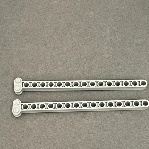 Lego Old Light Gray Beams Replacement Parts Pieces Lot of 2