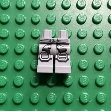 LEGO njo0251 Ninjago Zane Titanium Light Bluish Gray legs part only minifigure