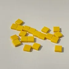 Lego 3070 Yellow Replacement Add-on Pieces Parts Lot of 20