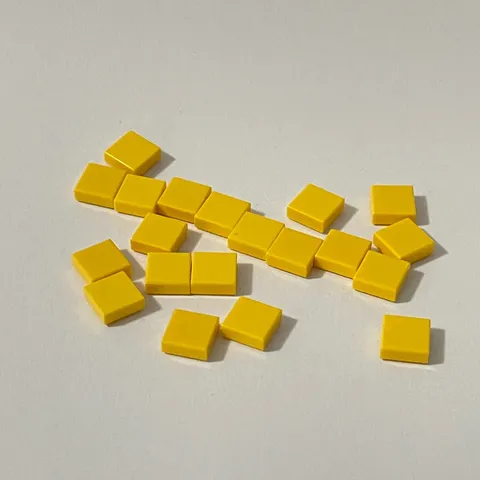 Lego 3070 Yellow Replacement Add-on Pieces Parts Lot of 20