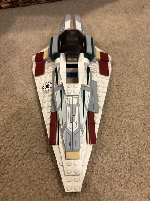 LEGO Star Wars Mace Windu's Jedi Starfighter 7868 Built Set No Minifigures