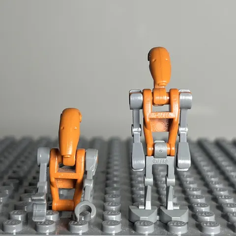 LEGO Star Wars Rocket Battle Droid Minifigure sw0228 Lot Of 2 - 1B
