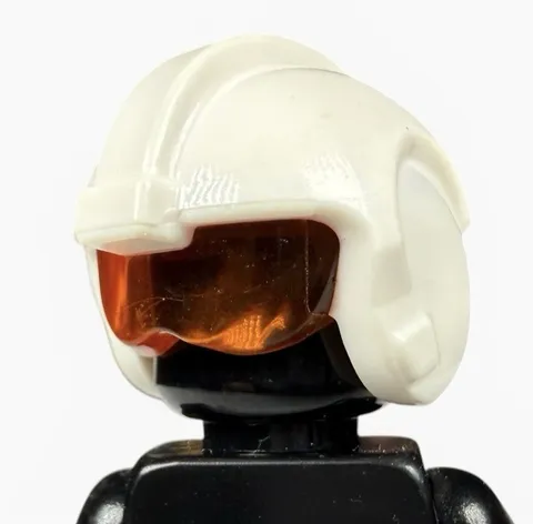 Lego Star Wars Misprinted Unprinted Error Dual Molded Pilot Minifigure Helmet