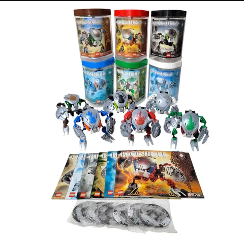 2003 LEGO Bionicle Ultimate Bohrok-Kal Kit Complete with Canisters & Manuals    