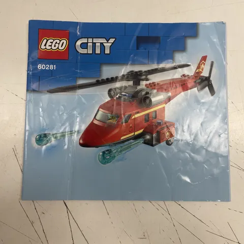 ORIGINAL RETRO LEGO USED Toy Instruction Book Manual Set - CITY 60281