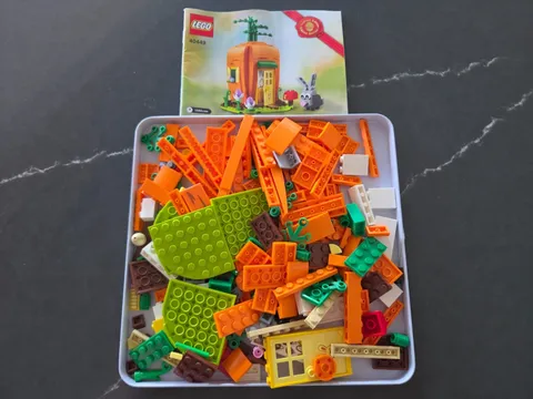 LEGO Seasonal: Easter Bunny’s Carrot House (40449) -  Complete Set (No Box)