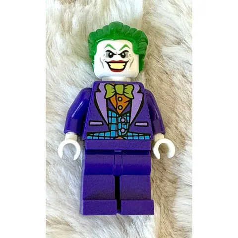 LEGO Minifigure Kids OS Purple Excellent DC Super Heroes Joker Purple Suit