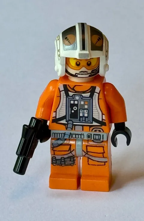 LEGO Minifigure- Theron Nett (Rebel X-Wing Pilot) (sw0544) Star Wars Rebellion