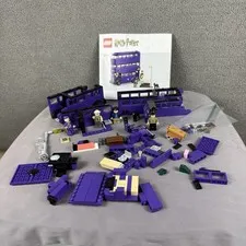 LEGO 76446 Harry Potter Knight Bus Incomplete Lot w/ 5 Minifigs & Manual⁠