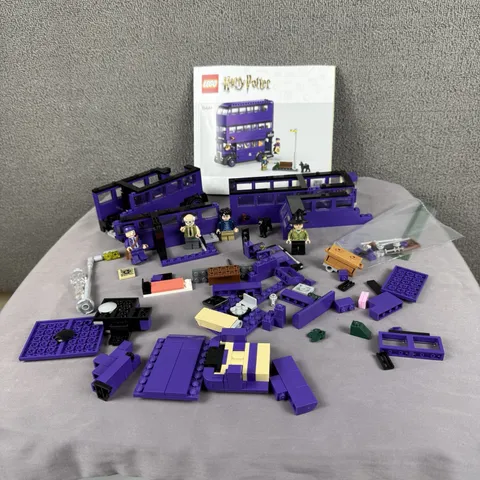 LEGO 76446 Harry Potter Knight Bus Incomplete Lot w/ 5 Minifigs & Manual⁠