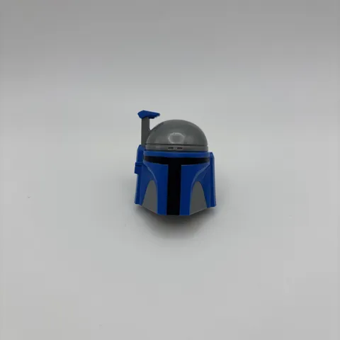 Lego Part 21922pb01 Head SW Mandalorian Helmet with Jango Pattern 