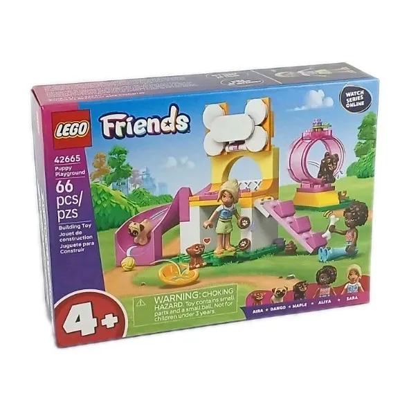 LEGO® Friends™ PUPPY PLAYGROUND 66 Piece 4+ Building Set 42665