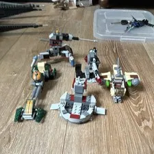LEGO Bulk Lot Mixed Assembled Star Wars Vehicle Builds,