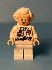 LEGO Speed Champs Minifig sc139 - Doc Brown - Light Scratches/No Cracks