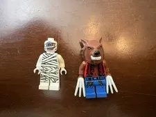 LEGO Mummy & Werewolf Minifigure Lot – Halloween Horror Monsters