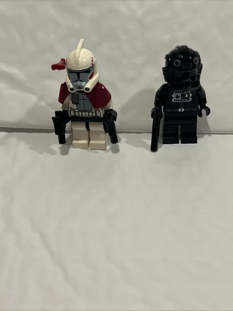 Lego star war minifigs-sw0377 clone ARC trooper hammer, sw0268 tie fighter pilot