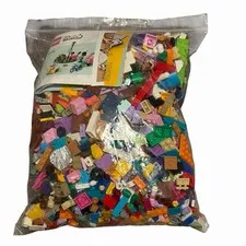 Legos Lot Friends Two (2 Lbs) Pounds Mixed Bag From Thrift Store Unopened