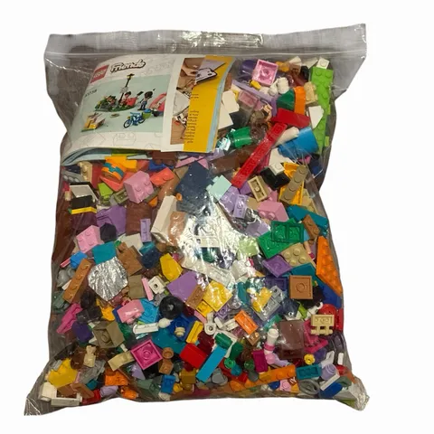 Legos Lot Friends Two (2 Lbs) Pounds Mixed Bag From Thrift Store Unopened