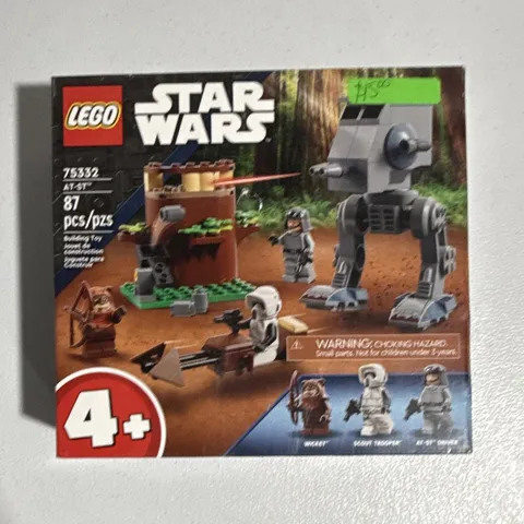LEGO Star Wars AT-ST 75332 Complete Set 4+ 87 pcs Box Wicket Scout Trooper