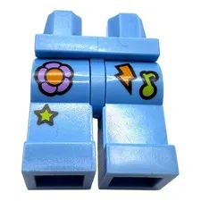 LEGO City Leg Pants Medium Blue Street Musician Minifigure 60380 6434735