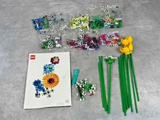 LEGO Icons 10313 Wildflower Bouquet Incomplete w Manual Parts Lot 939pc Set
