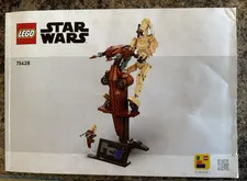LEGO Star Wars Battle Droid with STAP 75428 - Instruction Book Only