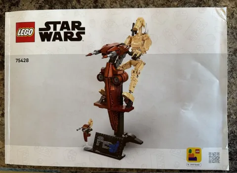 LEGO Star Wars Battle Droid with STAP 75428 - Instruction Book Only