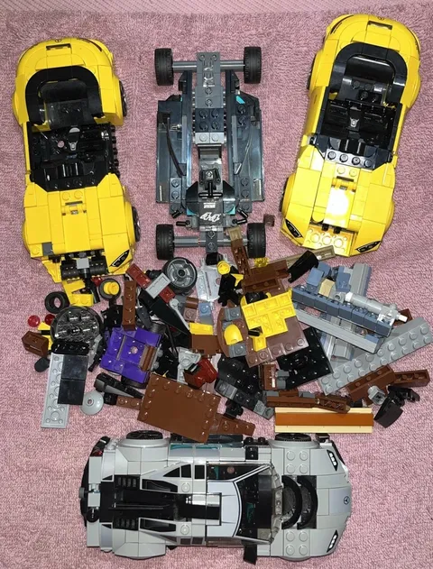 LEGOS LOT Speed Champions 3 Mercedes FREE SHIPPING