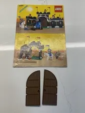 Lego 6059 Brown Castle Doors & Manual Instruction Booklet