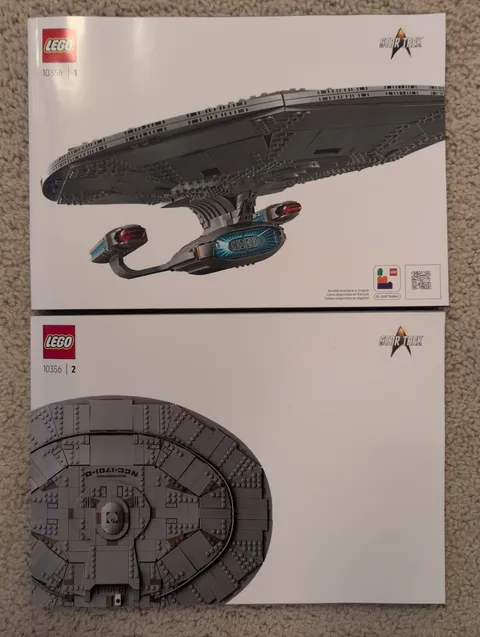 LEGO Star Trek: U.S.S. Enterprise NCC-1701-D Building Instructions Manual 10356