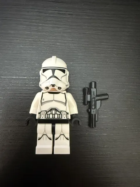 GENUINE Lego Star Wars Phase 2 Clone Trooper Minifigure Rare White sw0541 75028 