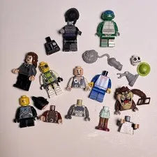 RARE LEGO Minifigures, Minifigure Parts LOT TMNT, Jack Sparrow, Tasmanian Devil