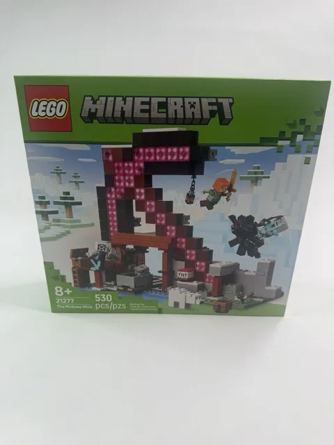 LEGO Minecraft The Pickaxe Mine 21277 Building Kit Minifig 530 Pieces NEW Sealed