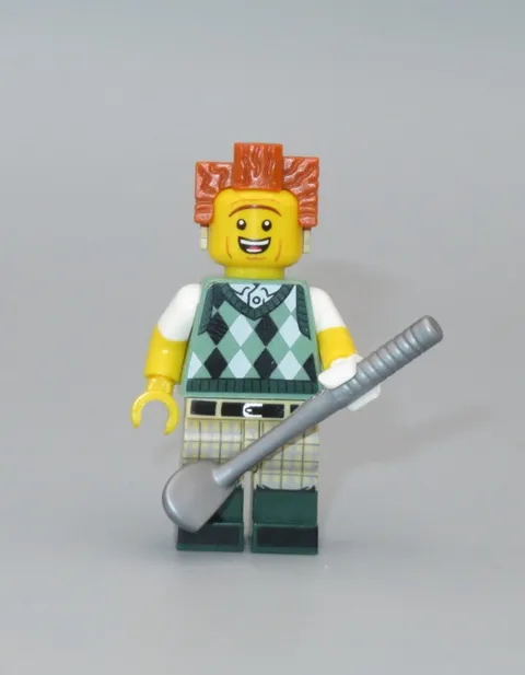 LEGO Movie 2 President Business golfer golf golfing club minifigure