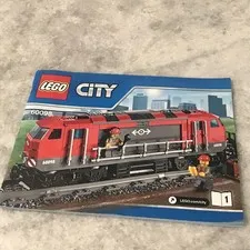 LEGO City 60098 Heavy-Haul Train Instruction Manual Booklet 1 Only Original